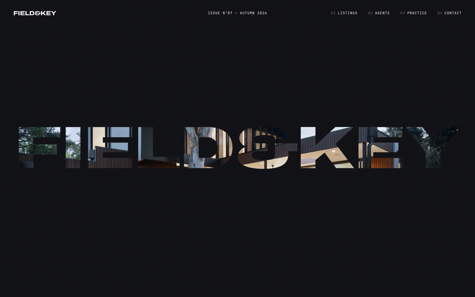Field & Key demo website homepage